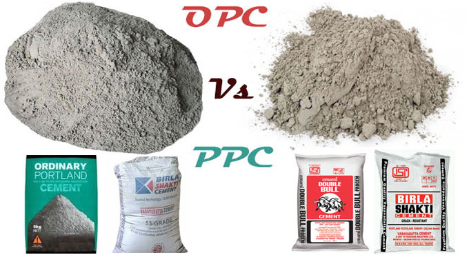 What is the difference between PPC and OPC cement?