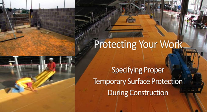 Surface Protection during Construction