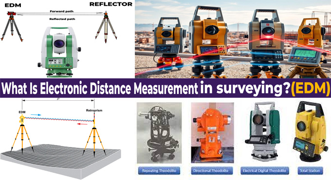 Types, Uses and Advantages of Electronic Distance Measurement (EDM) in Surveying