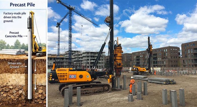 Discuss the Advantages and Disadvantages of Precast Concrete Piles